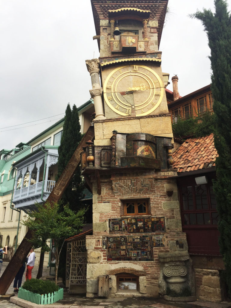 Башня с часами в Тбилиси